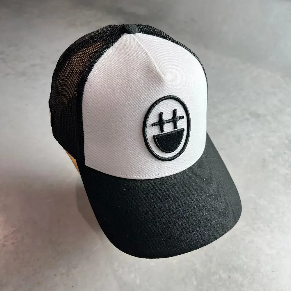 BIGFACE Coffee White & Black Trucker SnapBack Hat Cap Jimmy Butler NWT